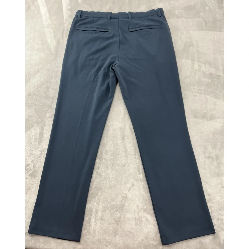 Quince Pants Men 34x30 Blue Ocean Smart Chino Ultra-Stretch Drawstring Outdoors